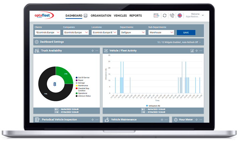 OptaFleet Dashboard
